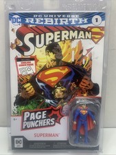 DC Universe Rebirth Comic Book & McFarlane DC Page Punchers SUPERMAN 3  Figure