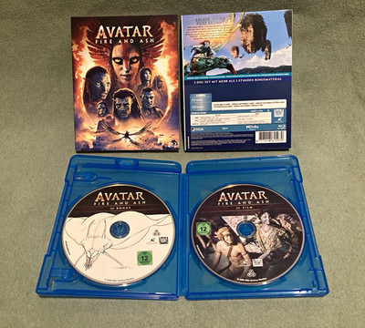 Avatar 1-3 Blu-ray 2-Disc-Set s jeweils im Schuber (ohne Cover)