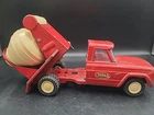 VINTAGE Pressed Steel Tonka Jeep Cement Mixer 1960s USA. MG