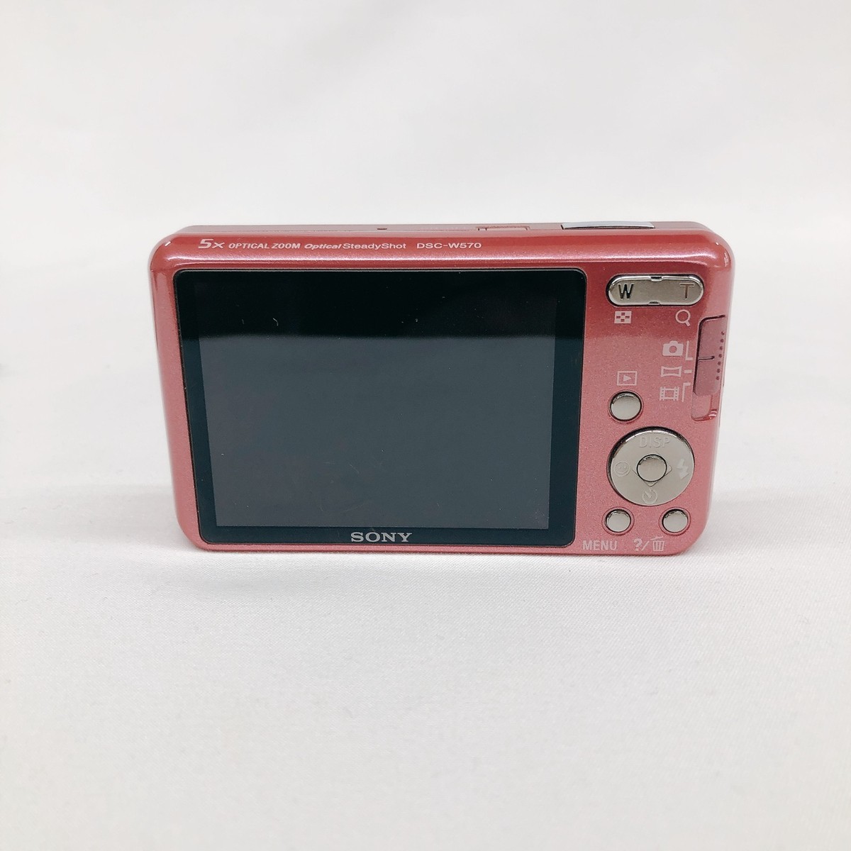 SONY Cyber-shot DSC-W570 Pink 5x Zoom 16.1 MP Digital Camera