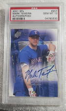 2001 Spx Mark Teixeira Auto PSA 10 RC Rookie Card 1294/1500 Upper Deck. rookie card picture