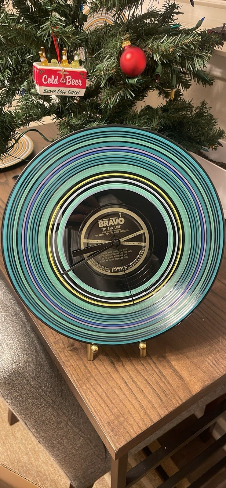 Vinyl Clock Vinyl LP Record Wall Clock Home Art Decor Hand Made