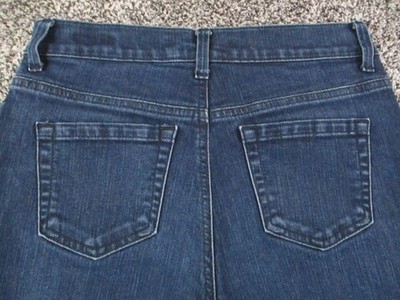 Gloria Vanderbilt Jeans Womens 4 Petite Amanda Dark Wash Stretch Denim 27x27