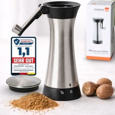 Muskatmühle Kurbel klappbar Gewürzmühle Muskatreibe Muskatnussmühle Edelstahl