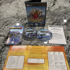 SimCity 4 Deluxe Edition PC CD ROM Complete with Manual and Hint Card