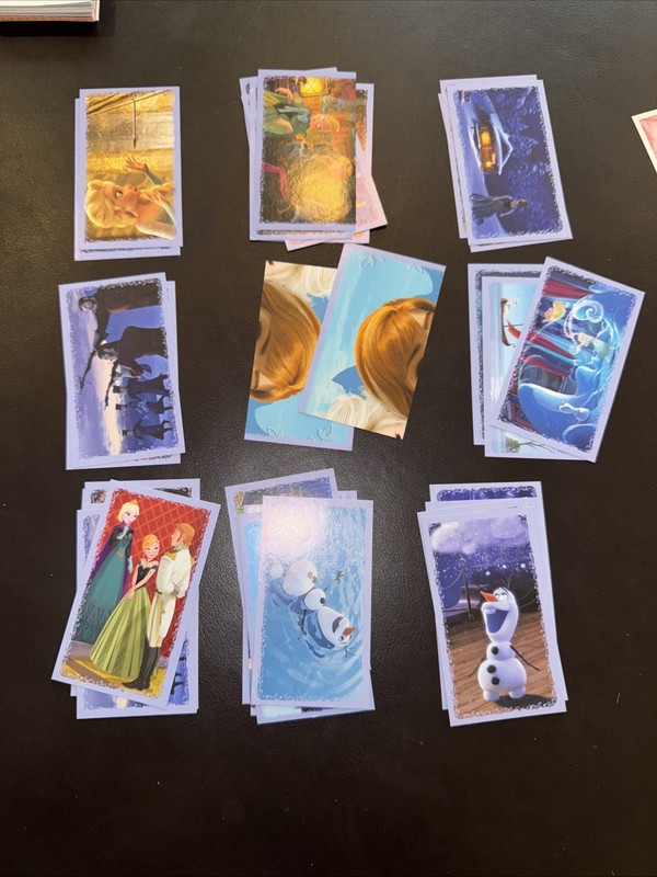 2013 Panini Disney Frozen Lot (33) STICKERS + Brave , Mickey, Tinker Bell (20)