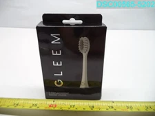 QTY=2 HEADS: GLEEM Toothbrush Replacement Brush Heads Refill White 069055127988