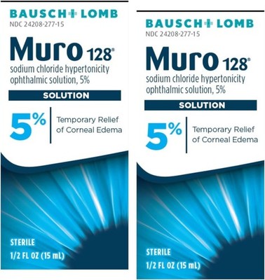 Muro 128 Solution, Temporary Relief of Corneal Edema, Eye Care (2 Pack)