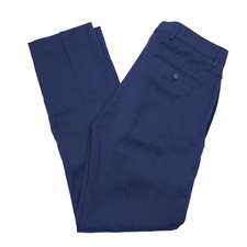 Calvin Klein Dress Pants 30 X 30 Slim Fit Solid Mid Blue Stretch Mens NWT