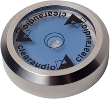 Clearaudio Dosenlibelle Level Gauge Wasserwaage Silber 40mm Edelstahl