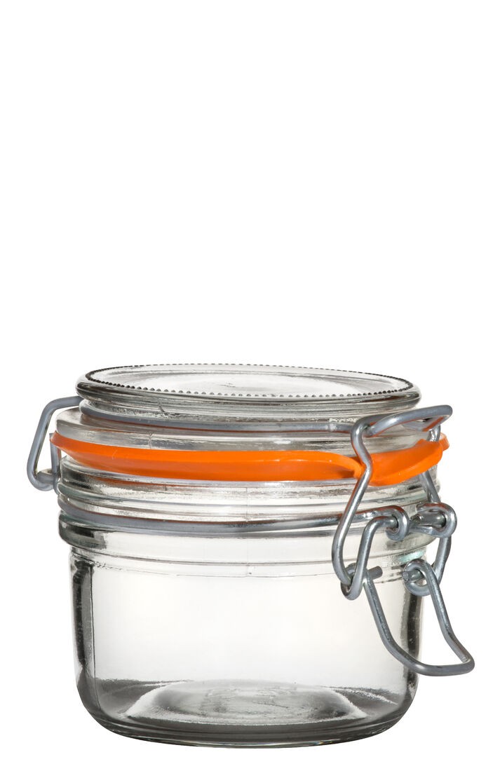 Air Tight Clear Jar Terrine Glassware Food Storage/Preserving  125Ml TTL 8 (**)