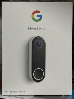 Google Nest Hello Video Doorbell (Wired)   Model NC5100US - Complete Open Box