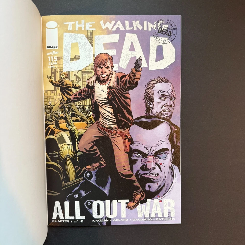 The Walking Dead 115 Original Art Sketch Daryl Dixon Image 2013 Blank Variant - Image 4 of 4