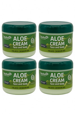 4x300ml Tabaibaloe Aloe Vera Creme (4er Pack) Gesicht & Körper vegan Kanaren NEU