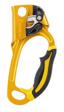 PETZL Ascension Ergonomic Handled Rope Ascender for Climbing Rigging - Yellow