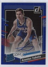 2023 Donruss Rated Rookie Choice Blue Signatures 9/49 Azuolas Tubelis Auto 1m6p