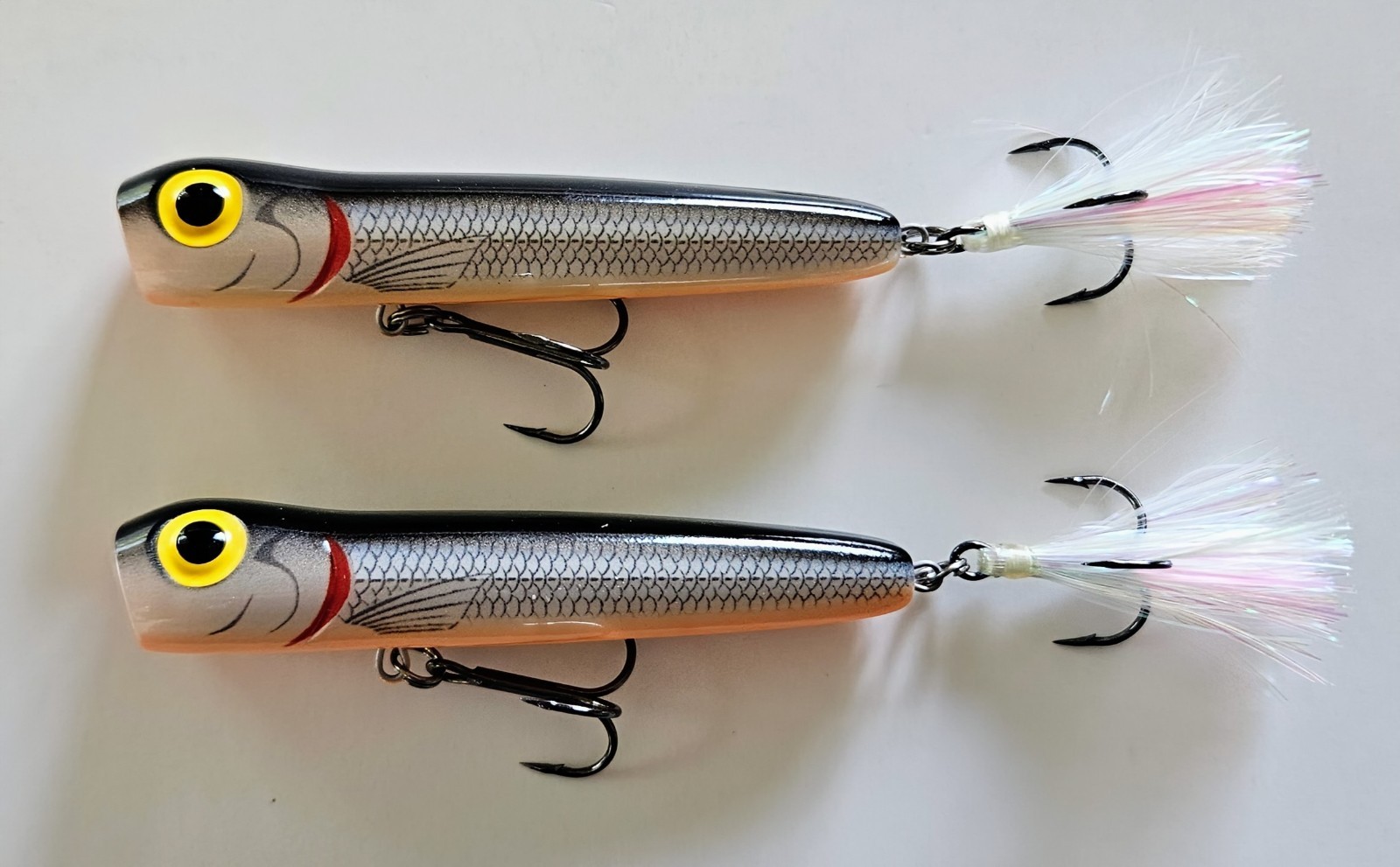 2 Storm Rattlin Chug Bug Topwater Poppers 3/8 oz 3.25" Color Is Tennessee Shad  - Image 4