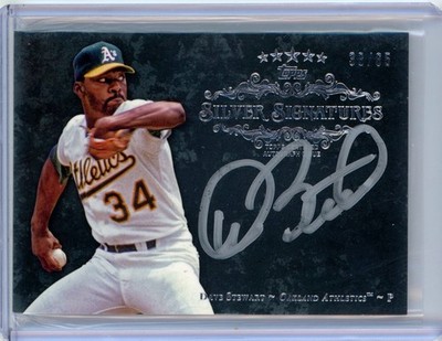 2013 Topps Five Star Silver Signatures Dave Stewart Autograph /65 Athletics A's