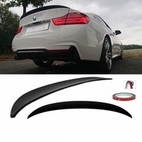 Sport-Performance Heckspoiler Schwarz Matt Passt FüR BMW 4Er F32 Hecklippe +Abe