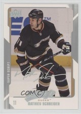 2008-09 Upper Deck MVP Super Script /25 Mathieu Schneider #6 0qn