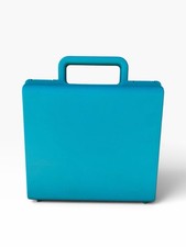 Vintage 1980s Click Case, Holding 20 Cassette Tapes, Turquoise, Deadstock