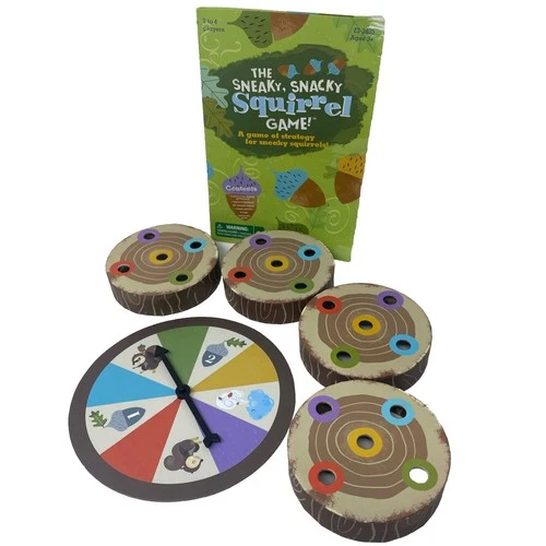 Sneaky Snacky Squirrel Game Spinner Logs Instructions Replacement Parts GC