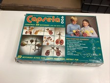 Capsela 400 Construction Set 22 Land And Water Toys Motorized In Original Box