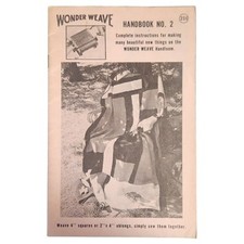 Vintage Wonder Weave Handbuch Nr. 2 Karbercraft 1966 Projektheft