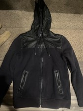 Marc by Marc Jacobs Women's Black Full Zip Hoodie w/ Pockets Size S