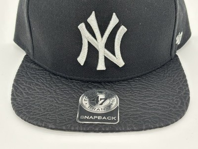 47 Brand MLB New York Yankees Metallic  Snapback Basecap Cap Baseballcap Black 