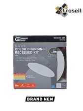 Commercial Electric Ultra Slim Integrated LED 6 in Round Canless Recessed Light