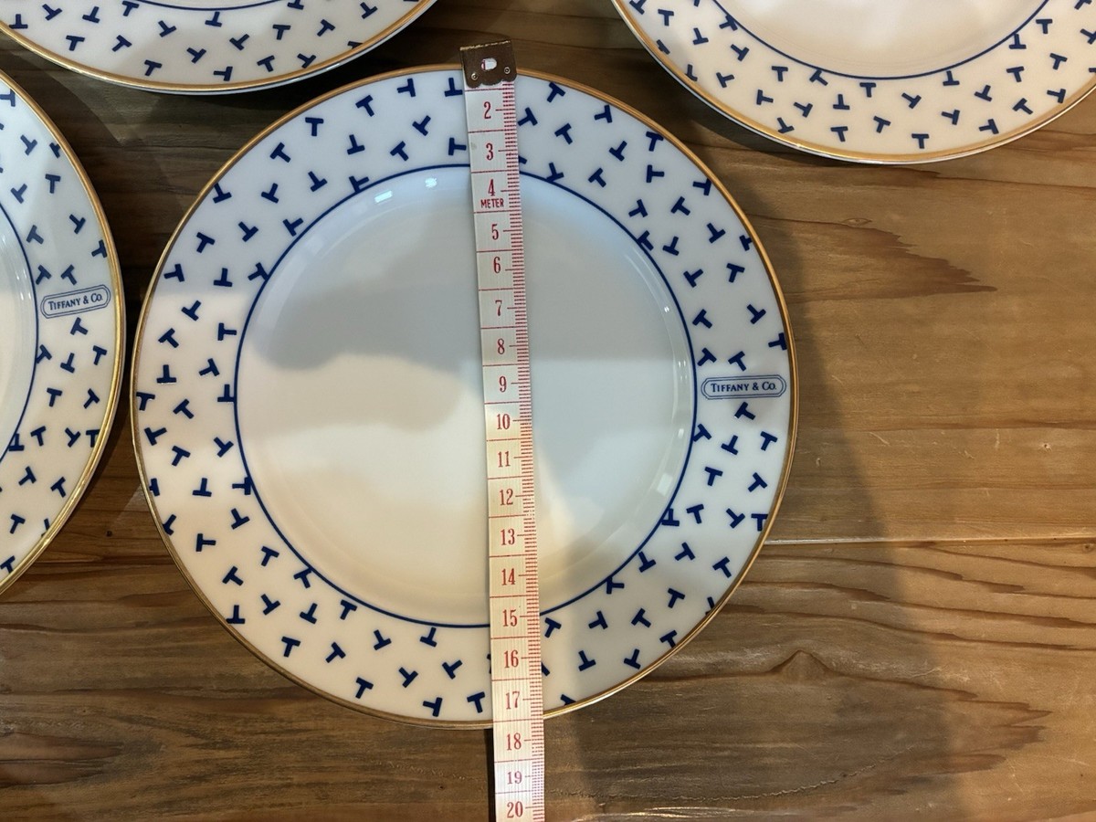 C4-5Tiffany&Co./ダンシングTセット16客/共箱/ティファニー TIFFANY & Co. Dancing T 5-Person Tableware Set of 16 pcs Cocotte