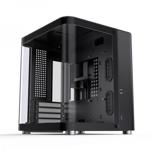Jonsbo TK-1 2.0 Mini Tower Nero (Jonsbo TK-1 2.0 Micro-ATX Case Tempered Glass - - Immagine 3