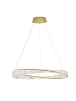 Nova Luce Pendelleuchte Aurelia Gold 43W Led Dimmbar 4139Lm 3500K