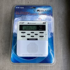 NEW Weather Radio Alert MIDLAND All Hazard Alert Weather Radio WR-100 Sealed
