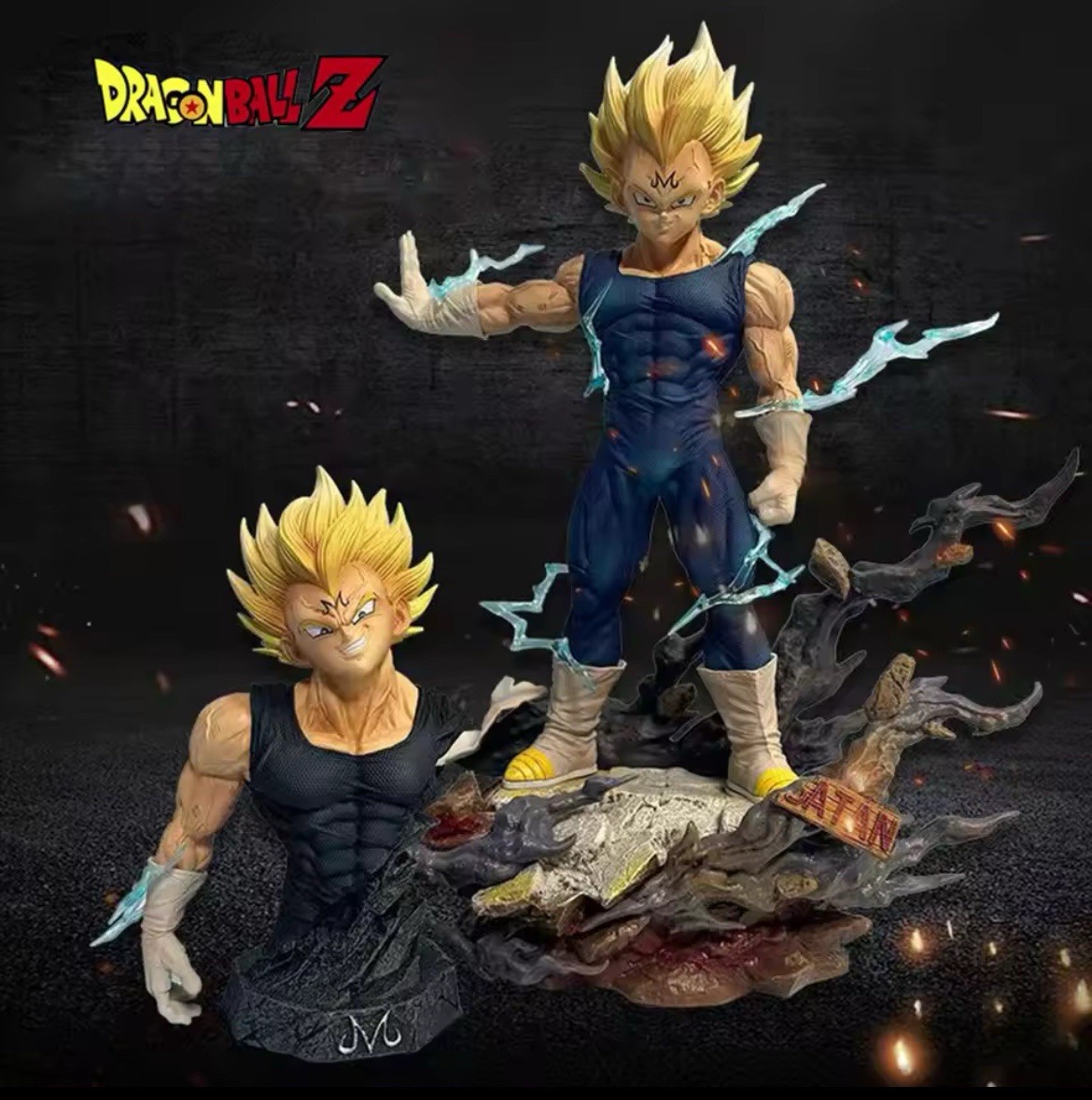 Dragon Ball Z Figure Majin Vegeta Anime Figurine 22cm PVC Action Figure