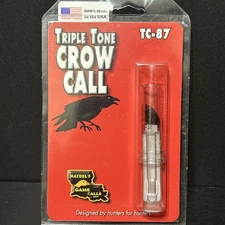 Haydel's Game Calls TC-87 Triple Tone Crow Call for Hunting New! Easy To Use!