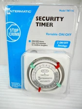 Intermatic  Security Timer Variable On/Off 2 Settings Model TN711C