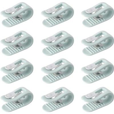 Bettdeckenbezug Clips Bettlaken Steppdecke Halter Anti-Rutsch Klemme 12 Stück