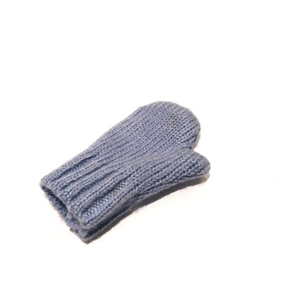 American Girl Doll Retired Bitty Baby Blue Knit Winter Glove Mitten Replacement