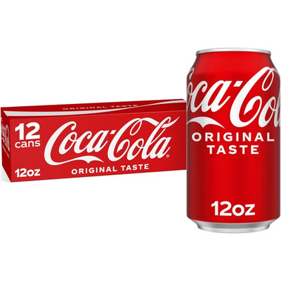 Coca-Cola Soda Pop Fridge Pack Cans, 12 fl oz, 12 Pack