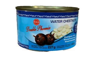 227g / 140g ATG Geschälte Wasserkastanien Ganze Knollen / WATER CHESTNUT WHOLE