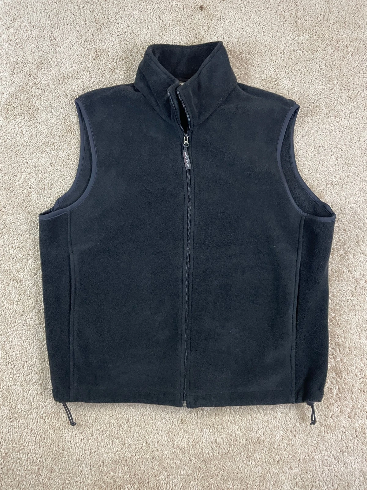 Woolrich Vest Mens Large Fleece Collared Full Zip Pockets Black
Opens in a new window or tab