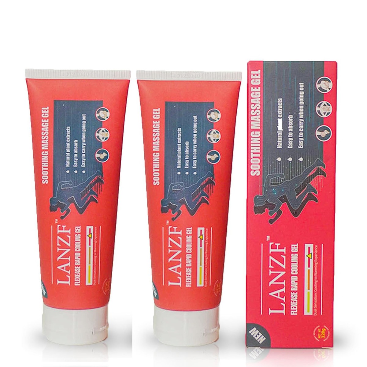 LANZF Soothing Massage Gel 4.23 Oz - Joint Gel Relaxing Massage Fast Muscle eBay