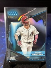 2026 Topps Chrome Black Corbin Carroll Blue Refractor /150