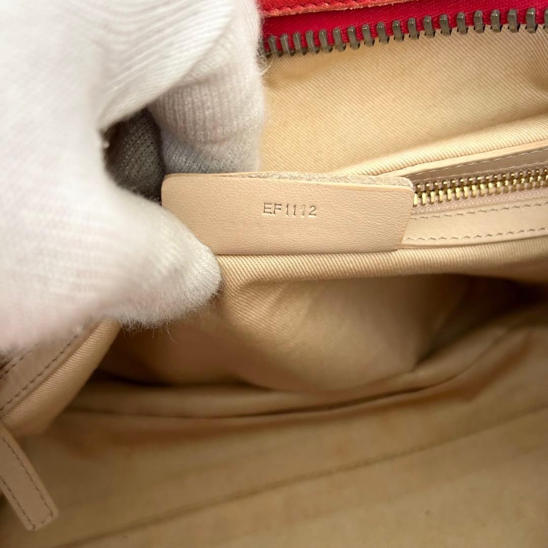 GIVENCHY Lucrezia Quilted Leather Shoulder Bag Red Used Authentic thumbnail 14