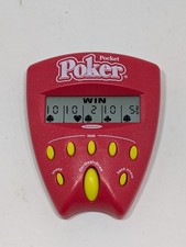 Radica Pocket Poker Draw Deuces Electronic Handheld Game Tested Working
