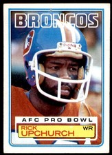 1983 Topps Rick Upchurch Denver Broncos #268