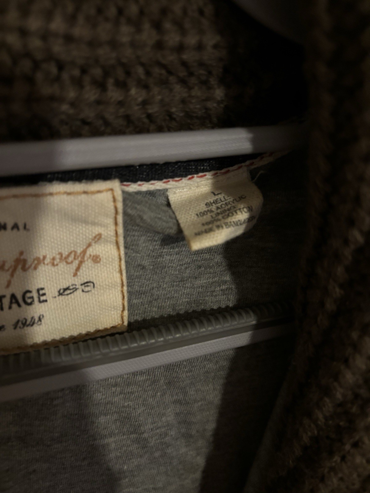 Original Weatherproof Vintage Toggle Sweater, 100… - image 3