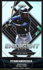 Kyle Lewis 2022 Panini Prizm Silver Prizm Emergent Seattle Mariners #E-1